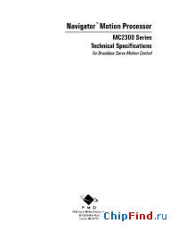 Datasheet MC2300 производства PMD Motion