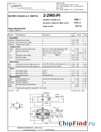 Datasheet 2-2W5-PI производства Power Semiconductors