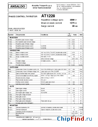 Datasheet AT1228S32 производства Power Semiconductors