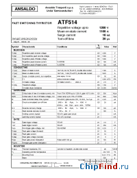 Datasheet ATF514 производства Power Semiconductors