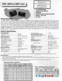 Datasheet 105S5FR manufacturer Power-One