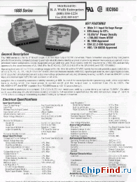 Datasheet 1612S48 manufacturer Power-One