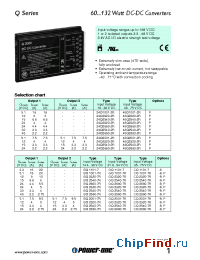 Datasheet 24Q1001-2R производства Power-One