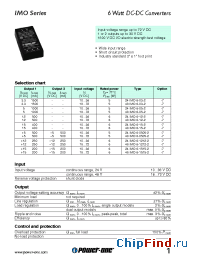 Datasheet 48IMO6-03-2 производства Power-One