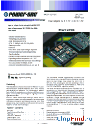 Datasheet 48IMS30-0503-9G производства Power-One