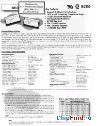 Datasheet 505S12 manufacturer Power-One