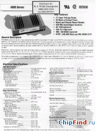 Datasheet 6005/12T24 manufacturer Power-One