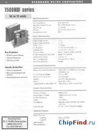 Datasheet 7503S48HDI производства Power-One