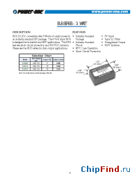 Datasheet BUS505 производства Power-One