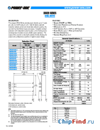 Datasheet DFA20E12S5 производства Power-One