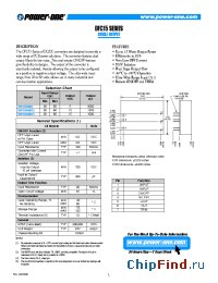 Datasheet DFC15U48S5 производства Power-One