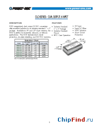 Datasheet DUD515 производства Power-One