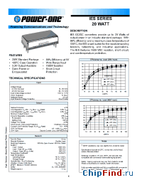 Datasheet IES020ZG-A manufacturer Power-One
