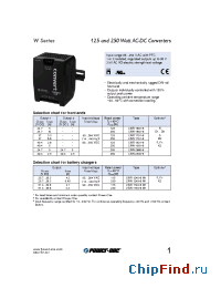Datasheet LWN1701-6 manufacturer Power-One