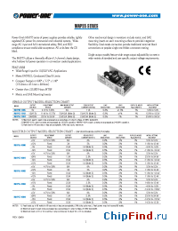Datasheet MAP55-4004 manufacturer Power-One