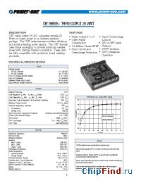 Datasheet OET020YEJJ-A manufacturer Power-One