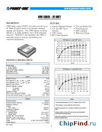 Datasheet OWS1205 производства Power-One