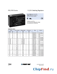 Datasheet PSK4812-7 manufacturer Power-One