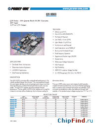 Datasheet Q2S30ZB-M6 manufacturer Power-One