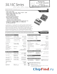 Datasheet SIL15C-05SADJ manufacturer Power-One