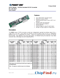Datasheet SLD10VBY manufacturer Power-One