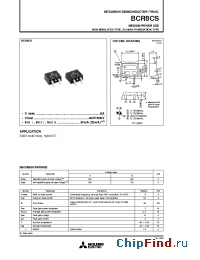 Datasheet BCR12CS-8L manufacturer Powerex