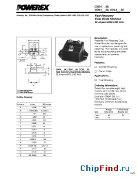 Datasheet CC241250 производства Powerex