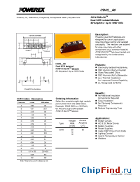 Datasheet CD431260 производства Powerex