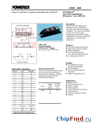Datasheet CD4390A производства Powerex