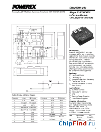 Datasheet CM1200HA-24J производства Powerex