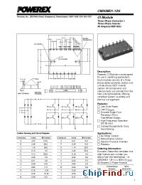 Datasheet CM30MD1-12H производства Powerex