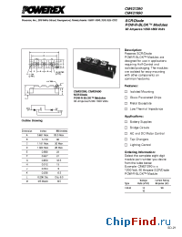 Datasheet CM421290 производства Powerex