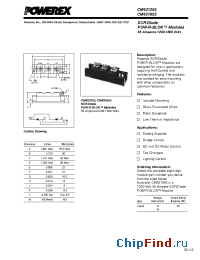 Datasheet CM421655 производства Powerex