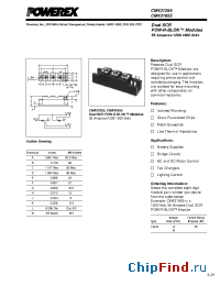 Datasheet CM431255 производства Powerex
