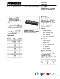 Datasheet CM531620 производства Powerex