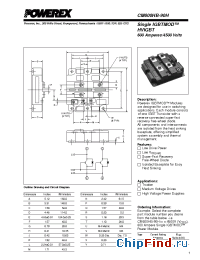 Datasheet CM600HB-90H производства Powerex