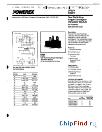 Datasheet D66EV650 производства Powerex