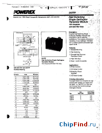 Datasheet D67FP7100 производства Powerex