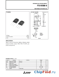 Datasheet FS18SM-9 производства Powerex
