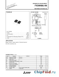 Datasheet FX30KMJ-06 производства Powerex