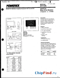 Datasheet M57215L производства Powerex