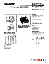 Datasheet MB12A10V60 производства Powerex