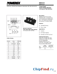 Datasheet ME501210 производства Powerex