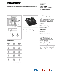 Datasheet ME600815 производства Powerex