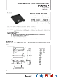 Datasheet PS12013-A manufacturer Powerex