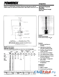 Datasheet R7001203 производства Powerex