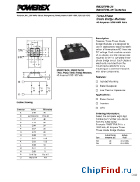 Datasheet RM20TPM-24 производства Powerex