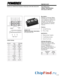 Datasheet RM300CA-9W производства Powerex