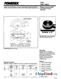 Datasheet T7S0--75-1600V производства Powerex