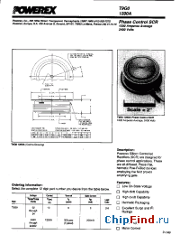 Datasheet T9G01200A производства Powerex